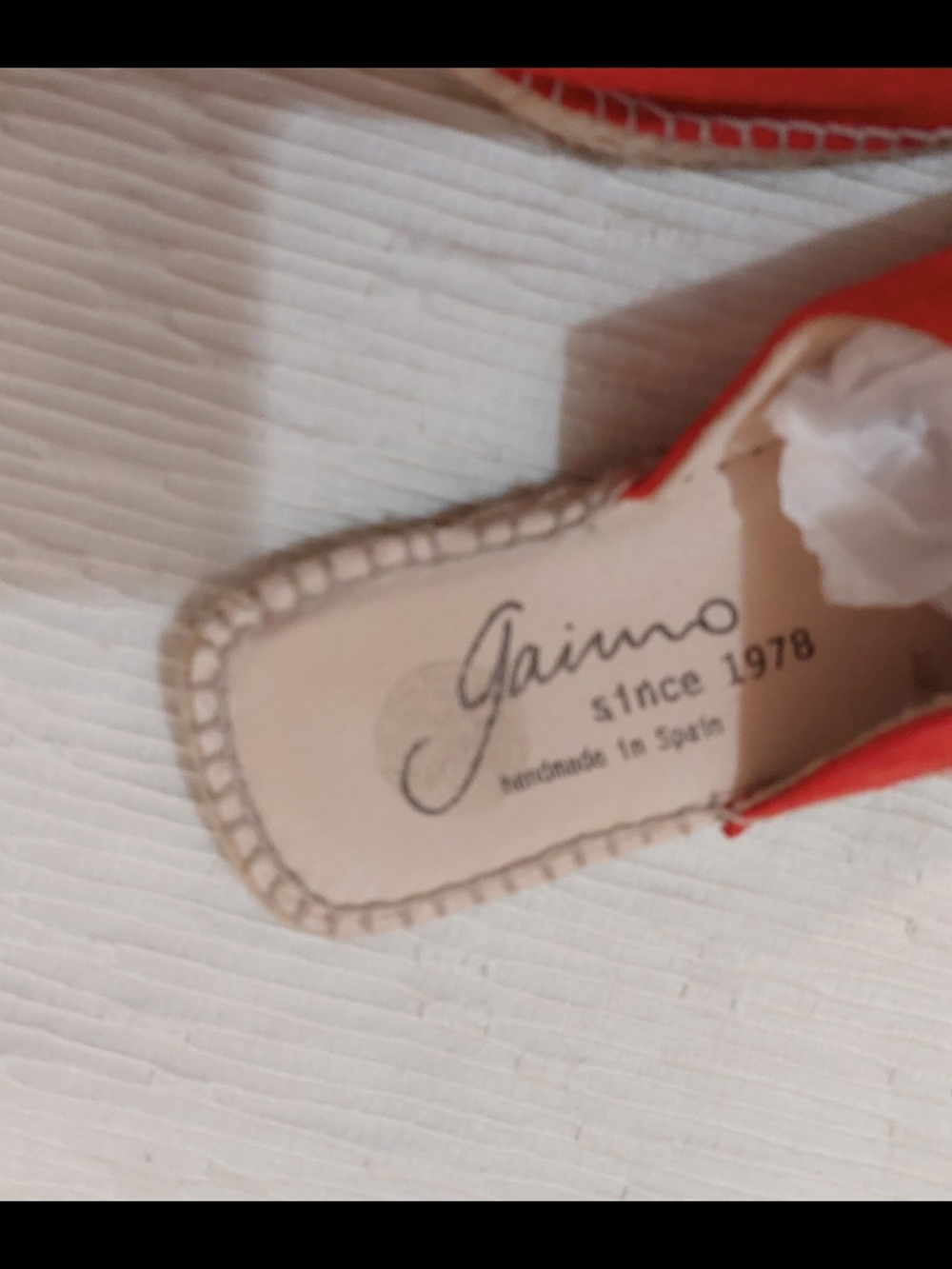 Gaimo Red Suede Open-Toe Slide Mules Women's Size 8 / 39 - Picture 8 of 12